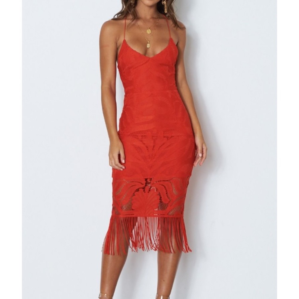 WHITEFOX BOUTIQUE red dress